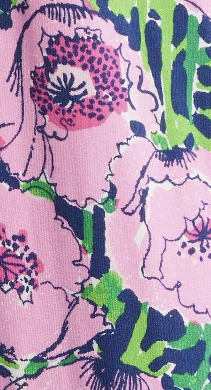 Lilly Pulitzer Wisteria V-Neck Maxi Floral Dress Low Tide Navy Size 10 NWT - Picture 11 of 16